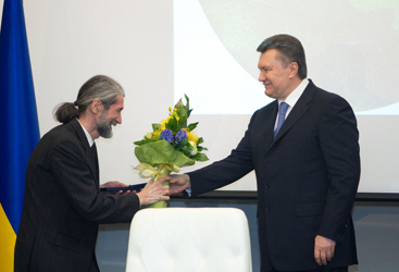 Президент України В.Янукович та композитор В.Степурко